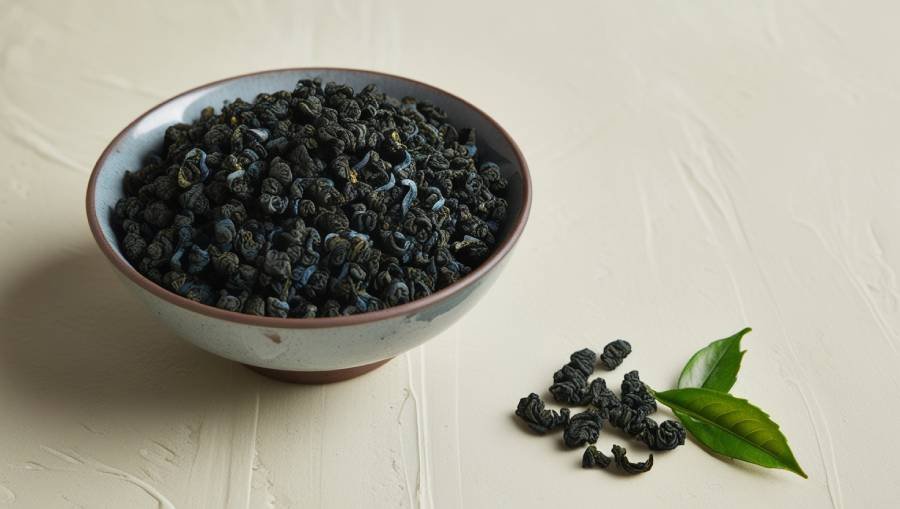 Tè Oolong in una ciotola