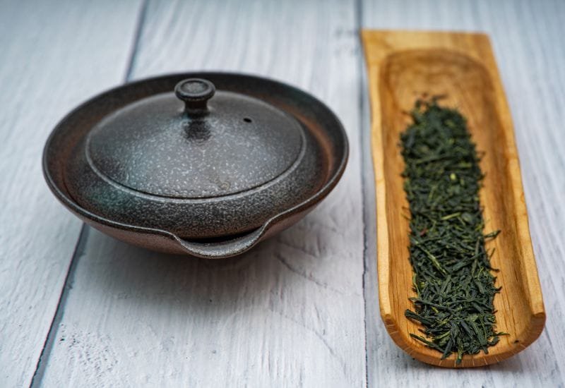 Teiera bassa per il tè Gyokuro