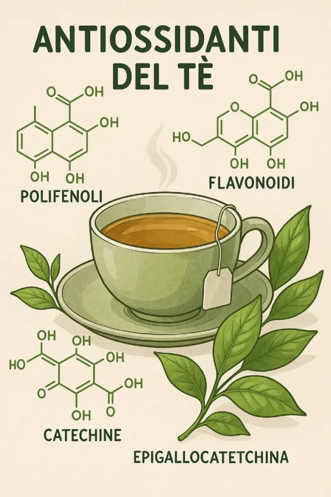 Antiossidanti nel tè e radicali liberi