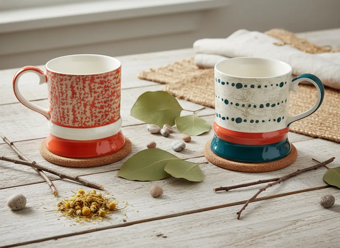 Tazze Frieder dipinte a mano, perfette per fare un regalo